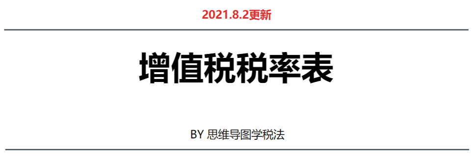 月起，增值税又有哪些新改动？最新最全税率表和进项抵扣手册来啦！"